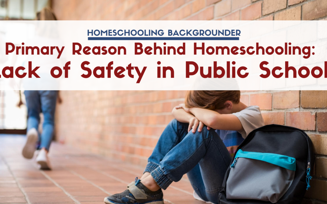 Primary Reason Behind Homeschooling is Lack of Safety in the Public Schools